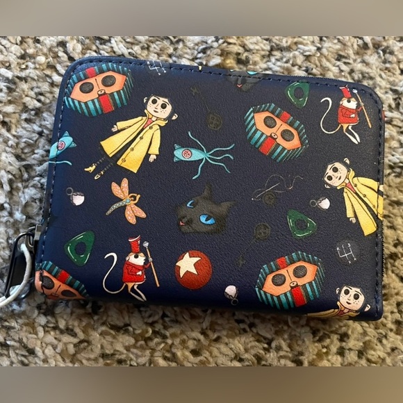 Loungefly Coraline Icons Zip Wallet - Picture 2 of 2